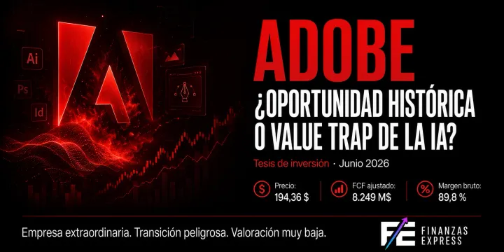 Adobe a 194 dólares: ¿oportunidad histórica o value trap de la IA?