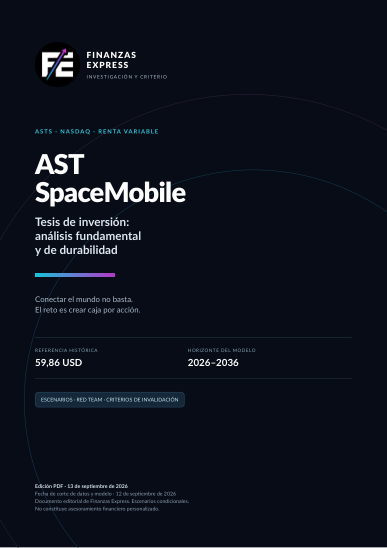 Portada del informe de AST SpaceMobile